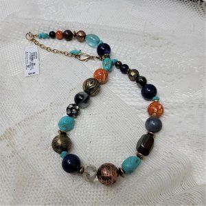 Colorful Necklace with Interesting Beads New Direction